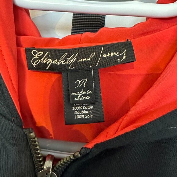 𝅺euc Elizabeth and James (Olsen Twins) Long Sweatshirt with Silk lining, Size M - Picture 5 of 6